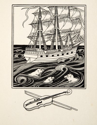 Muzikale Zeehonden, uit Honderd Anekdotes van Dieren, pub. 1924 door Percy J. Billingshurst