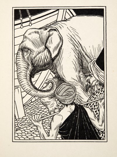 Edele volharding, uit Honderd anekdotes van dieren, pub. 1924 door Percy J. Billingshurst