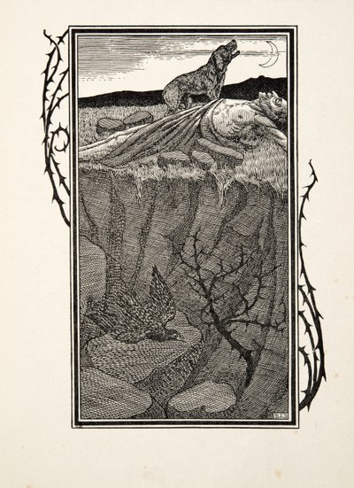 Sabinus en zijn Hond, uit Honderd Anekdotes van Dieren, uitgegeven 1924 door Percy J. Billingshurst