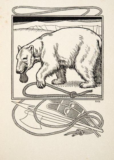 Verstandige Bruin, uit Honderd Anekdotes van Dieren, uitgegeven 1924 door Percy J. Billingshurst