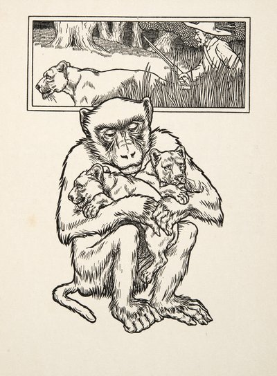 Om hulp vragen, uit Honderd Anekdotes van Dieren, pub. 1924 door Percy J. Billingshurst