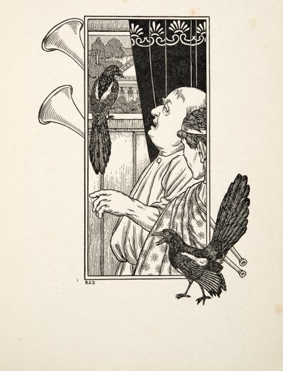 Studeren, uit Honderd Anekdotes van Dieren, uitgegeven 1924 door Percy J. Billingshurst