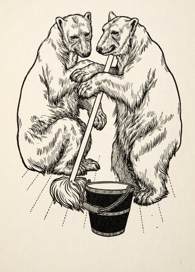 De berenwelpen, uit Honderd anekdotes van dieren, pub. 1924 door Percy J. Billingshurst