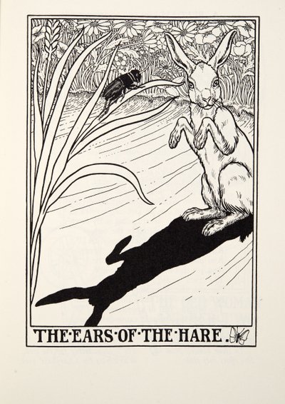 De Oren van de Haas, uit Fontaine Fabels, uitgegeven 1905 door Percy J. Billingshurst