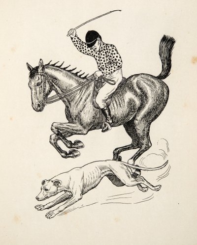 Het Paard en de Windhond, uit Honderd Anekdotes van Dieren, uitgegeven 1924 door Percy J. Billingshurst
