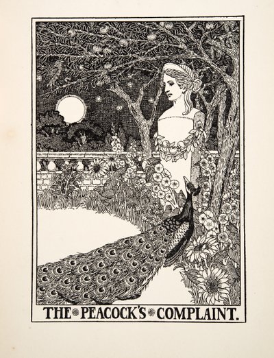 De klacht van de pauwen, uit Honderd fabels van Aesopus door Percy J. Billingshurst