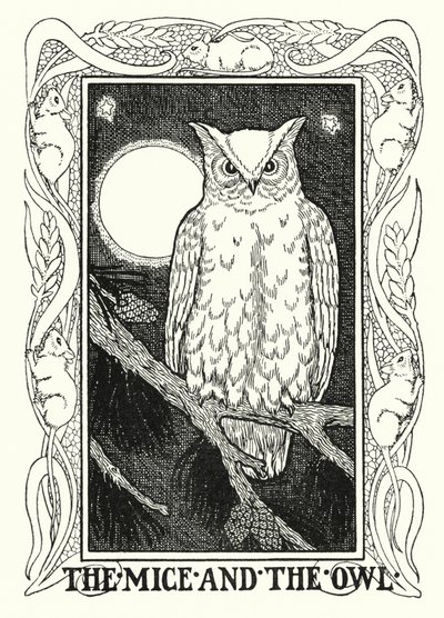 Fabels van La Fontaine: De muizen en de uil door Percy James Billinghurst