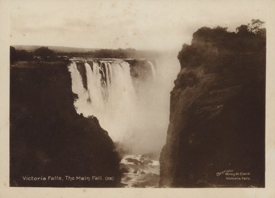 Victoria Falls, De Hoofdfall door Percy M. Clark