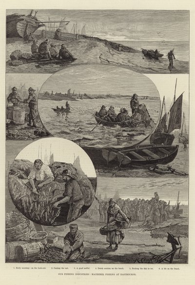 Onze visserij-industrieën: Makreelvissen in Eastbourne door Percy Robert Craft
