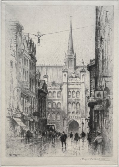 Guildhall door Percy Robertson