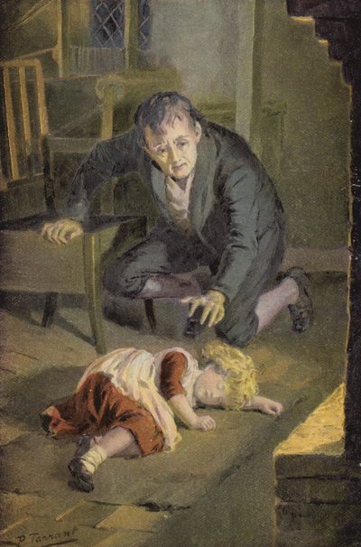 Illustratie voor Silas Marner door George Eliot door Percy Tarrant