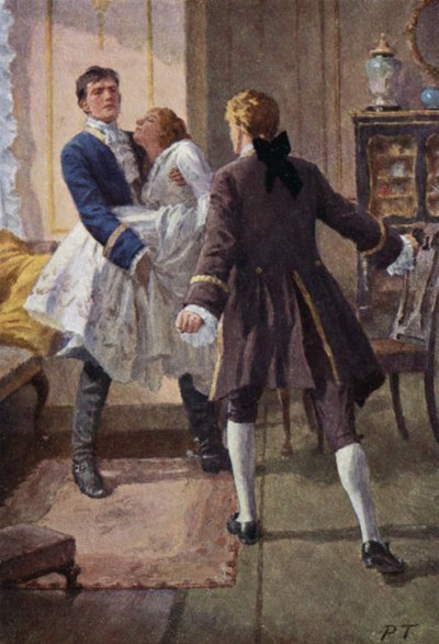 Illustratie voor Wuthering Heights door Emily Bronte door Percy Tarrant
