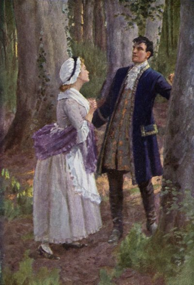 Illustratie voor Wuthering Heights door Emily Bronte door Percy Tarrant