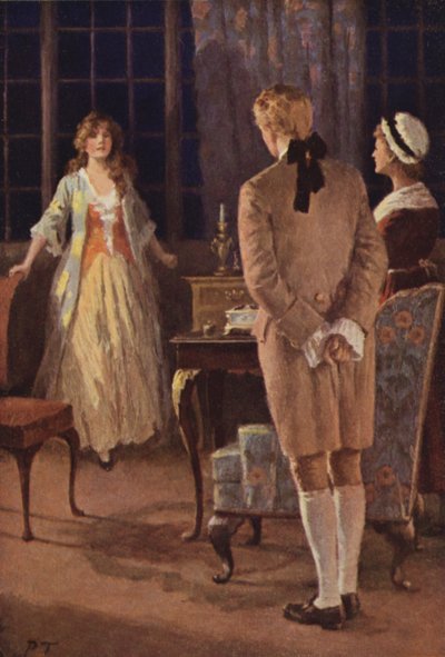 Illustratie voor Wuthering Heights door Emily Bronte door Percy Tarrant