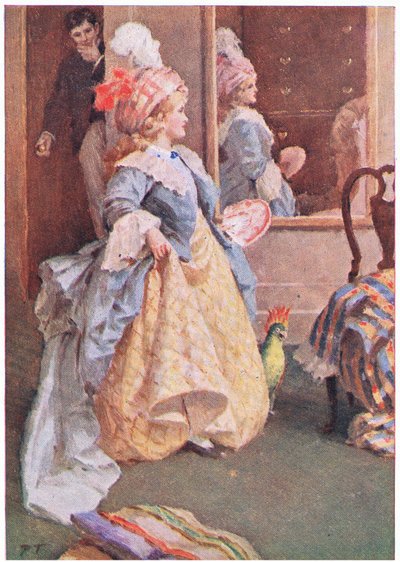 Ze wandelde ernstig heen en weer, uit Little Women gepubliceerd door Associated Newspapers Limited door Percy Tarrant