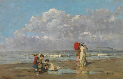 Op het strand door Pericles Pantazis