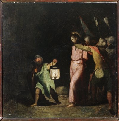 Passie van Christus: De gevangenneming van Christus door Perino del Vaga