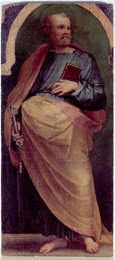 Sint-Pieter, zijpaneel door Perino del Vaga