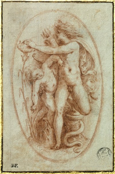 Apollo en Hyacinthus door Perino del Vaga