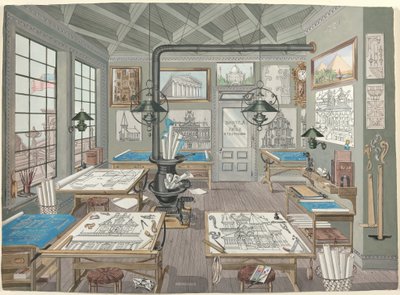 Architecten Tekenkamer door Perkins Harnly