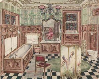 Badkamer, 1935-1942 door Perkins Harnly