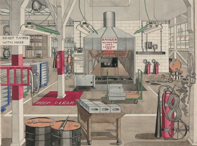 Japanse Lak Dompelvat, 1946 door Perkins Harnly