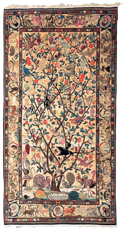 Een fijne Kirman tapijt, 1898-99 door Persian School