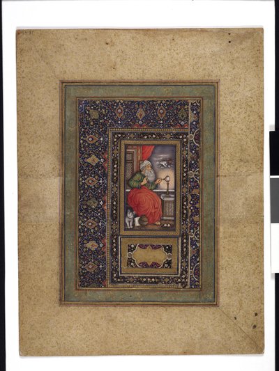 Alchemist of Magiër aan het Werk door Persian School