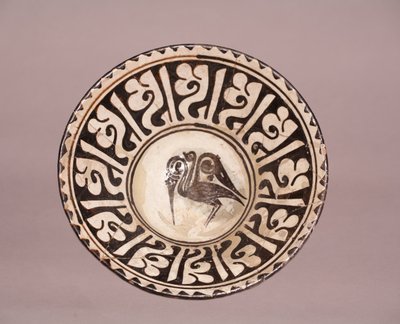 Kom (met vogelontwerp) door Persian School