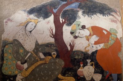 Vrouwelijke figuren door Persian School