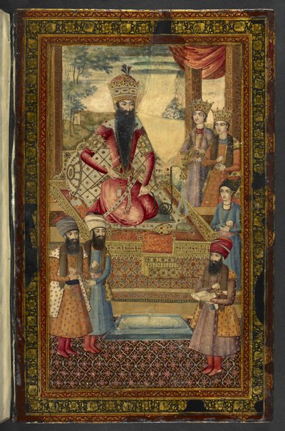 Portret van Fath-Ali Shah Qajar, 