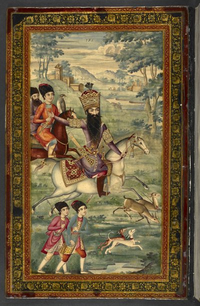 Portret van Fath-Ali Shah Qajar, 