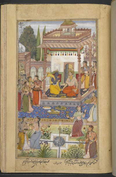 Krishna vertelt Bhima over Arjuna