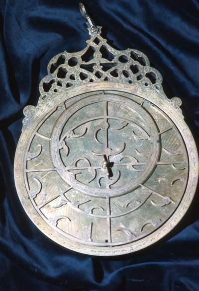 Perzische astrolabium (messing) door Persian School