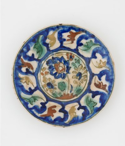 Bord, mogelijk Tabriz, Iran, Safavid periode, eind 16e-begin 17e eeuw door Persian School