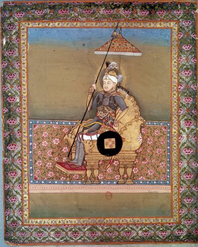 Portret van de Mongoolse leider Tamerlan (1336-1405) (of Timur Lang, 