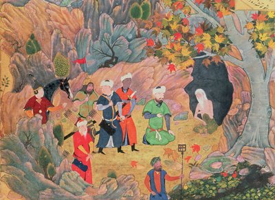 Sultan Iskandar bezoekt een kluizenaar, uit de 