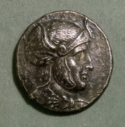 Tetradrachme van Seleucus I (c.358-280) Koning van Syrië, geslagen in Persepolis, c.300 v.Chr. door Persian School