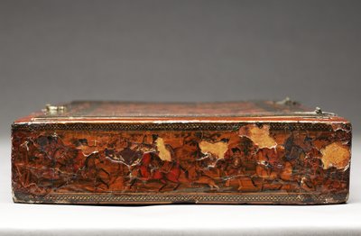 Gereedschapskist met afbeelding van de Heilige Familie, ca. 1830 door Persian School