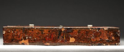 Gereedschapskist die de Heilige Familie afbeeldt, ca. 1830 door Persian School