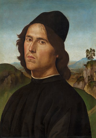 Portret van Lorenzo di Credi door Perugino
