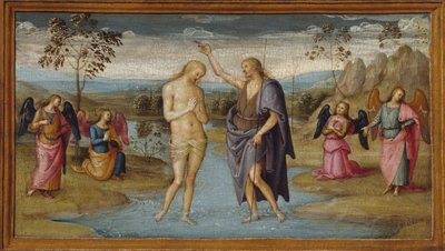 De Doop van Christus door Perugino