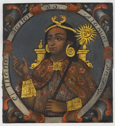 Atahualpa, 14e en laatste Inca-koning door Peruvian School