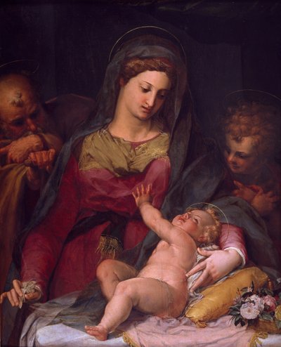 Heilige Familie met St. Johannes door Peter (1548 1628) Candid
