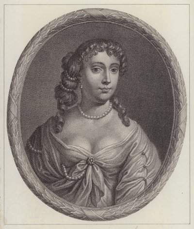 Anne Hyde, hertogin van York, eerste vrouw van koning James II door Peter (after) Lely
