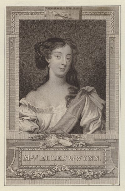 Nell Gwyn, minnares van koning Karel II door Peter (after) Lely