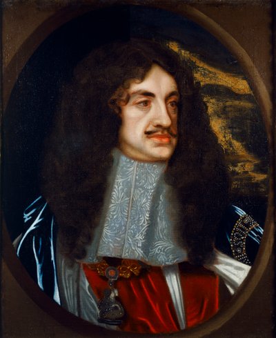 Portret van James II door Peter (after) Lely