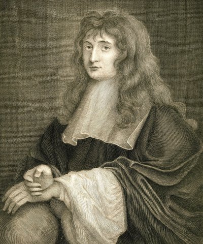 Portret van Sir Isaac Newton door Peter (after) Lely
