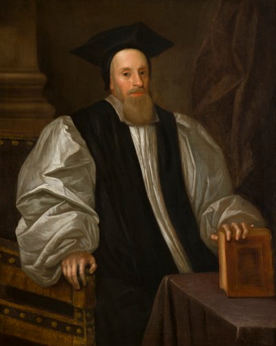 Portret van John Bridgeman, Bisschop van Chester (1577-1652), ca. 1638-52 door Peter (attr.to) Lely