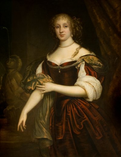 Portret van een dame door Peter (manner of) Lely